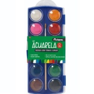 Acuarela 12 Colores Surtidos Torre