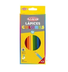 Lapices 12 Colores Artel
