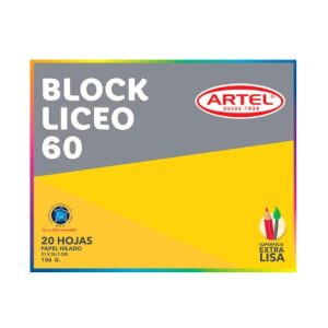 Block Dibujo Liceo 20hjs Artel