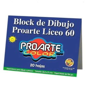 Block Dibujo Liceo 20hjs Proarte