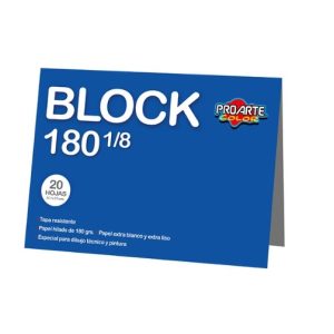Block Dibujo Medium 180grs 20hjs Proarte