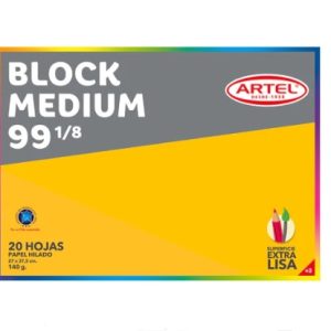 Block Dibujo Medium 99 1/8 20hjs Artel