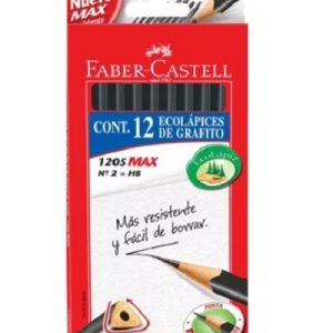 Lápices Grafito 12 unidades Triangular Faber Castell