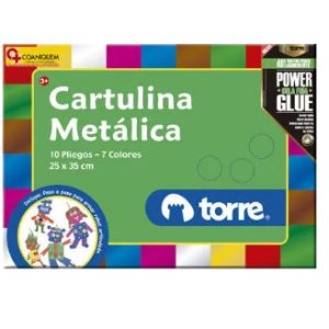 Estuche Cartulina Metalica Torre
