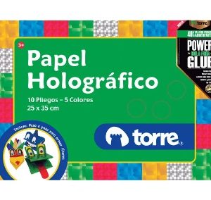 Estuche con Papel Holográfico Torre