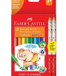 Lápices Colores Jumbo 12 Colores Faber Castell