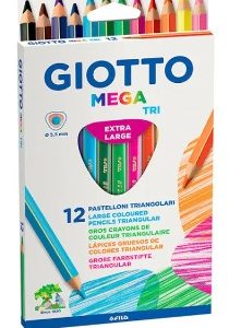 Lápices Colores Jumbo 12 Colores Giotto