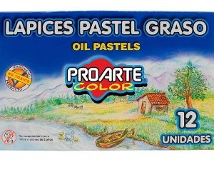 Pastel Graso 12 Colores Proarte
