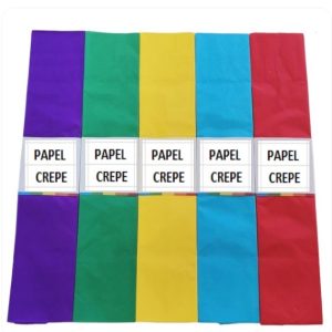 Papel Crepe 50x200 Azul Importado