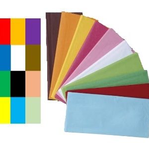 Papel Volantín (Seda) Negro 55x77 Importado (3 unidades)