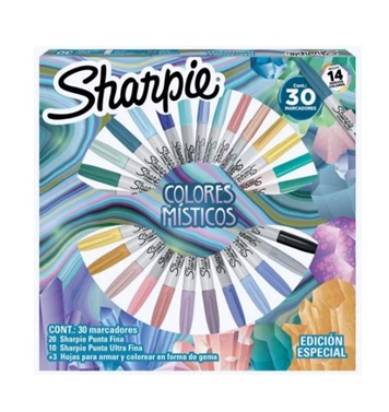 Marcadores 30 piezas Colores Místicos Sharpie