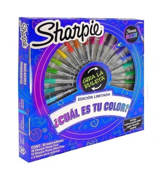 Marcadores 30 piezas Ruleta Sharpie