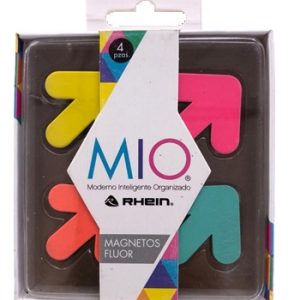 Set Magnetos 4 Imanes Colores Flúor Mio Rhein