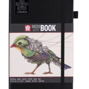 LIBRETA SKETCH BOOK NOTE SAKURA 80HJS 140GRS 13x21CMS